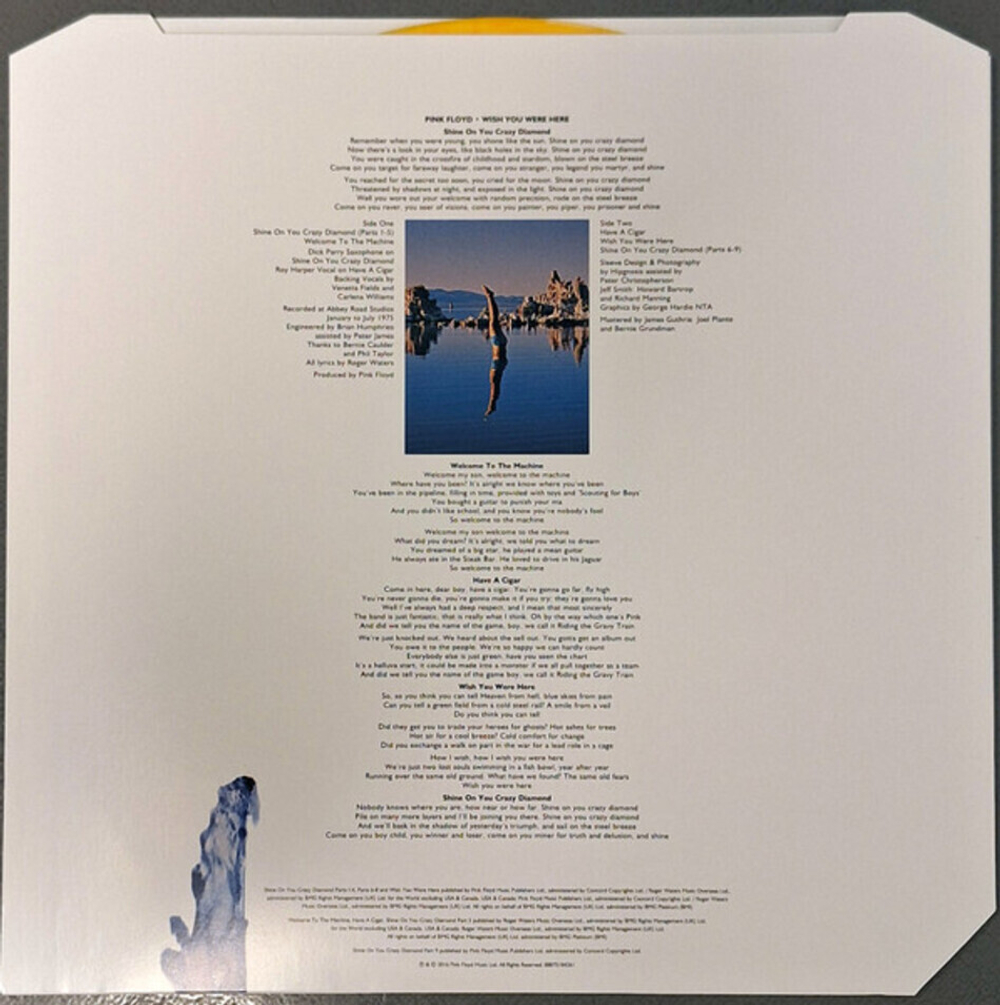 Pink Floyd / Wish You Were Here (50th Anniversary Edition)(Limited Edition)(Coloured Vinyl)(LP)