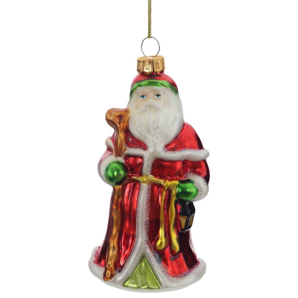 GAEM Украшение новогоднее "Дед Мороз, L6,5 W6,5 H13 см