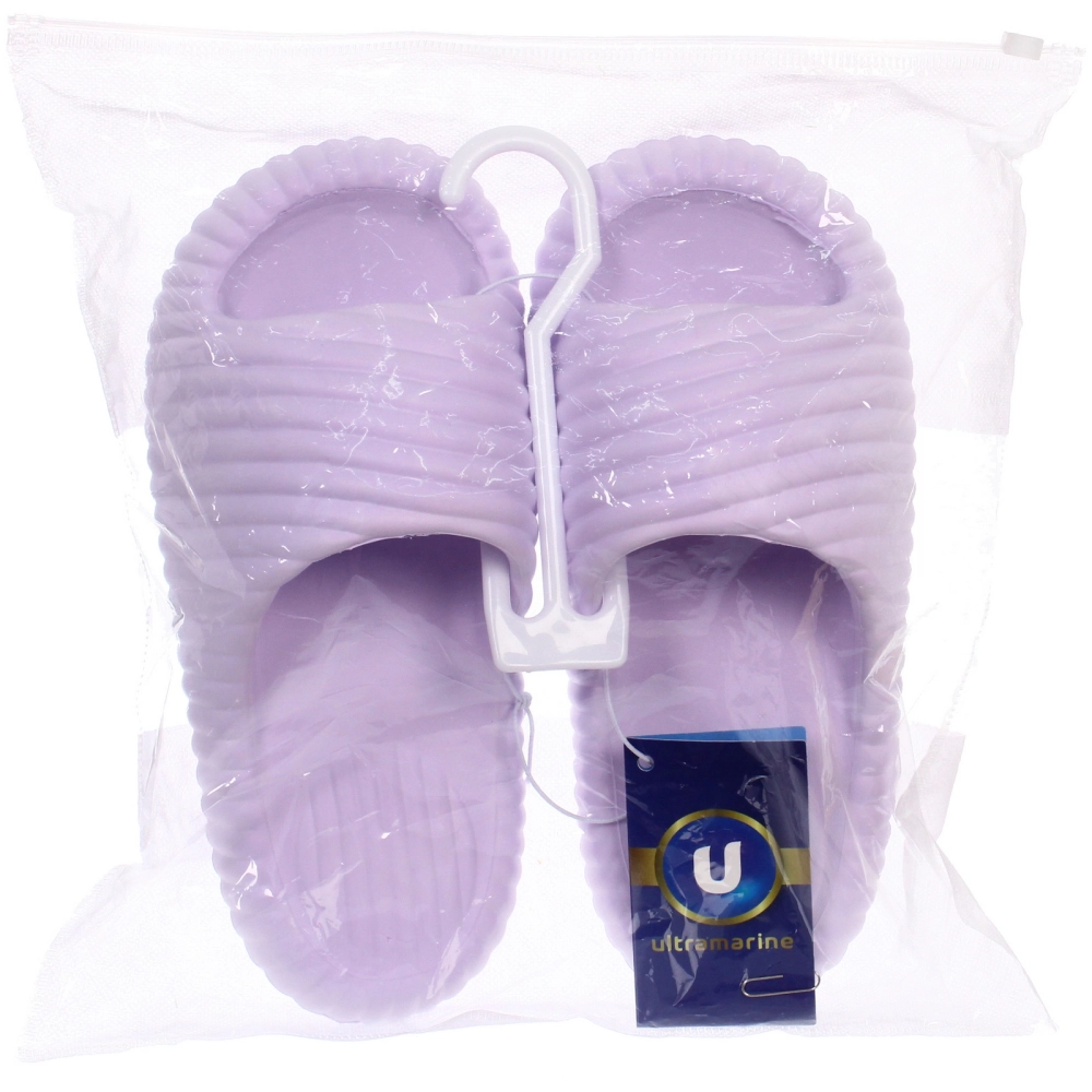 Шлепанцы женские «ZEFIR», цвет лавандовый, р-р 40-41