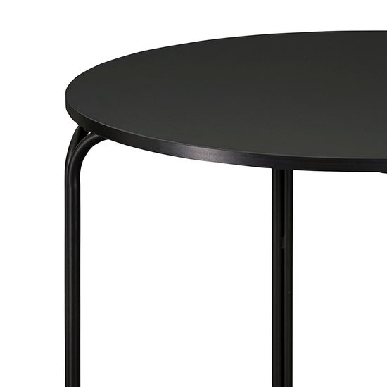 Стол обеденный ror, D90 см, черный