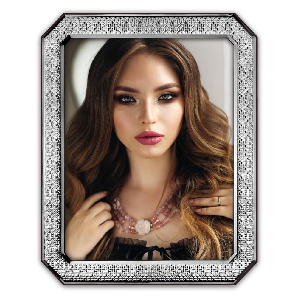 ZEP B42468 15x20 Lucca SILVER PLATED металл с посеребрением ф/рамка