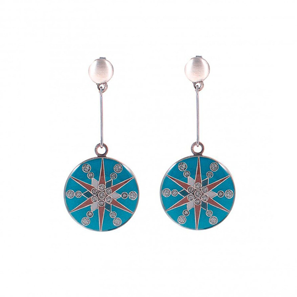 Серьги Clara Bijoux Звезда A74471 BL