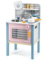 Набор "Кухня" с часами Мишка коробка (VIGA)