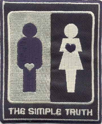 Нашивка Simple true Просто любовь