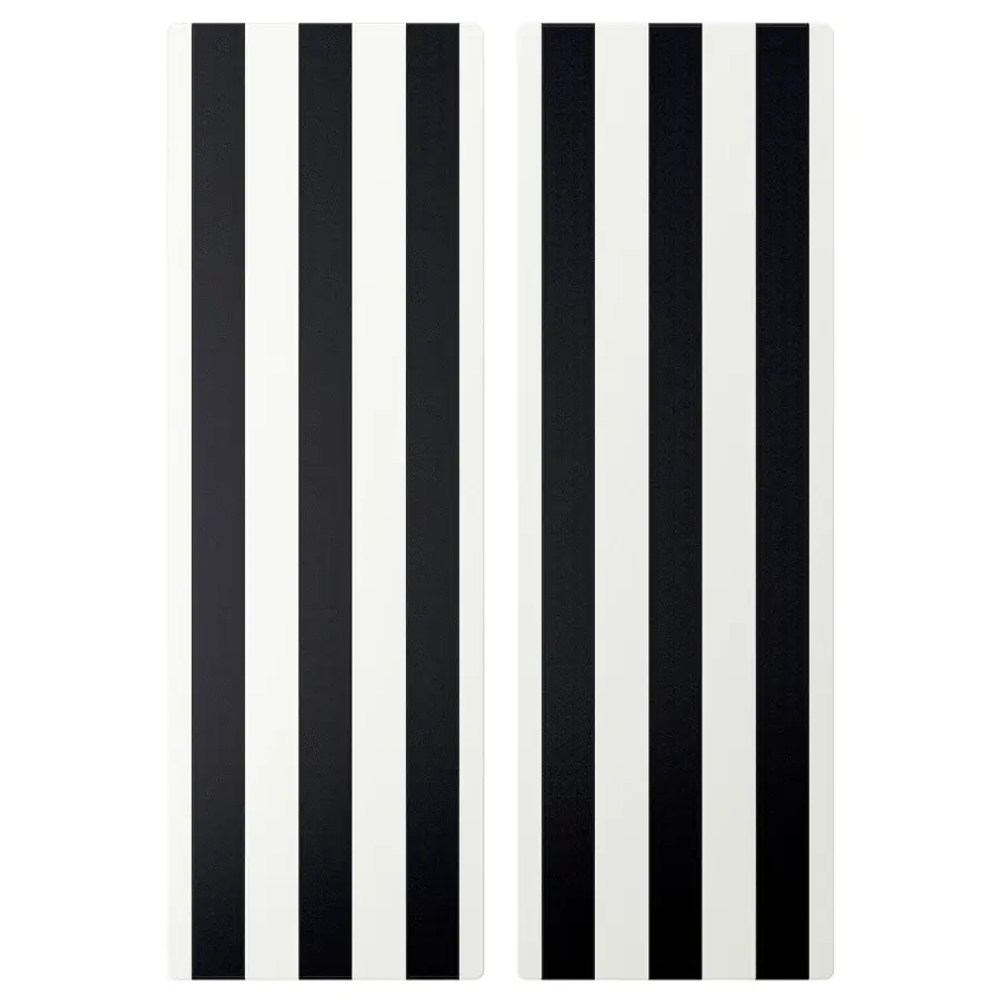 Дверь- SMÅSTAD ИКЕА/СМОСТАД ИКЕА, черно-белый,30х90 см