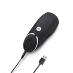 Черный перезаряжаемый мастурбатор для мужчин Pink Vibe (Цвет: черный)