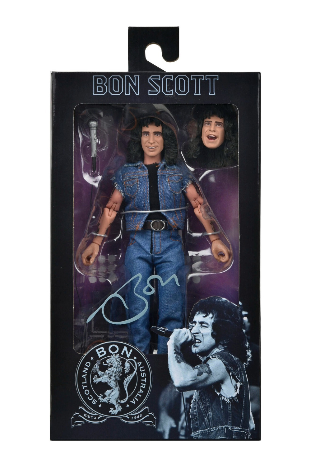 Фигурка Neca — Bon Scott — 8” Clothed Action Figure