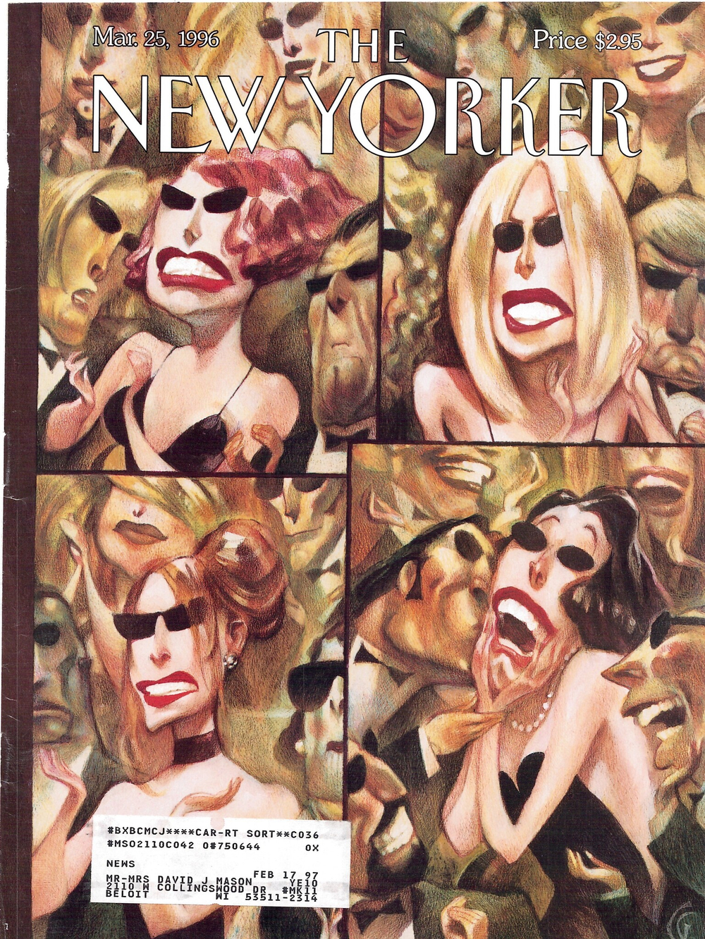 Журнал The New Yorker 25-03-1996, обложка