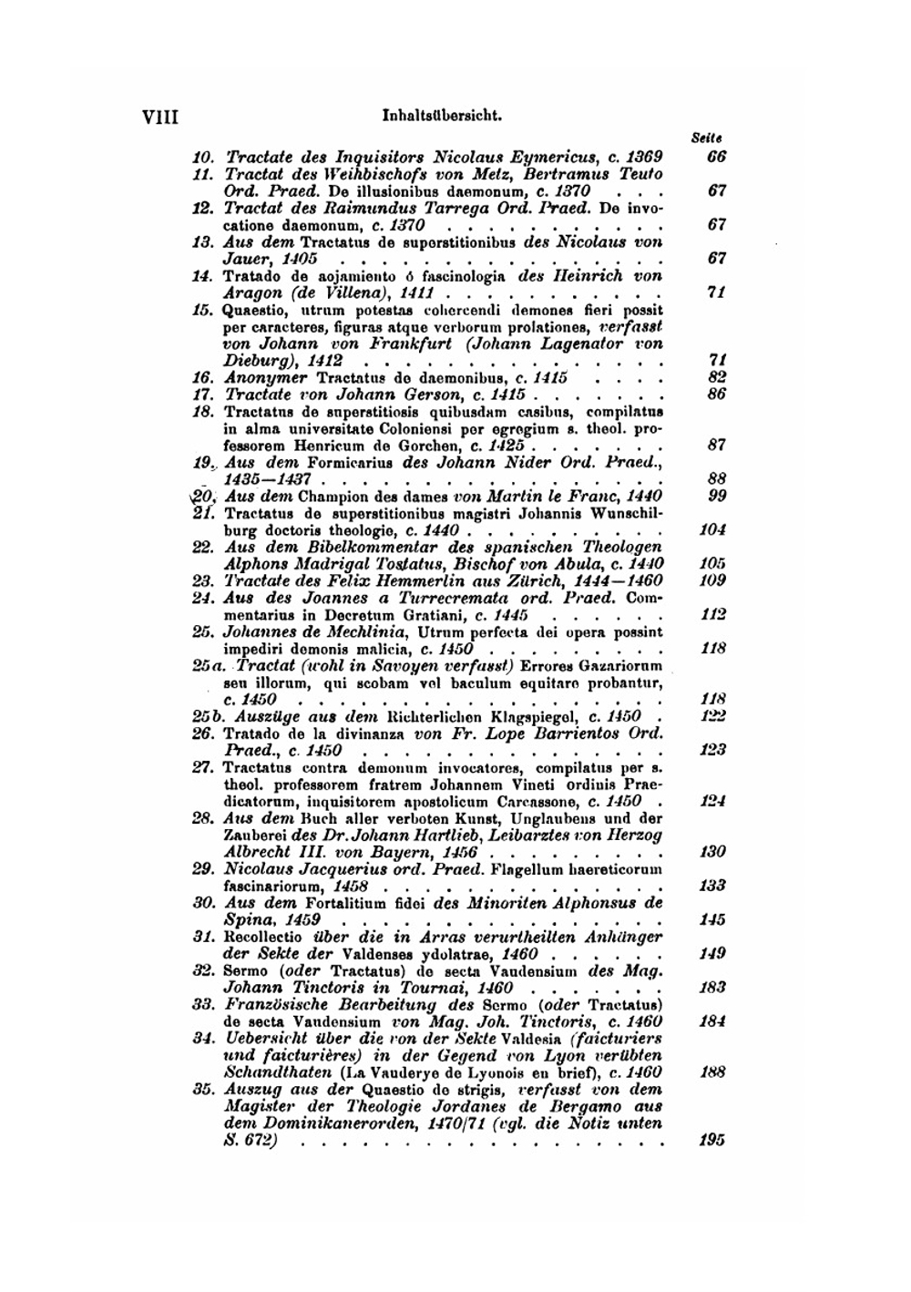 Quellen Und Untersuchungen Zur Geschichte Des Hexenwahns Und Der Hexenverfolgung Im Mittelalter | Johannes Franck