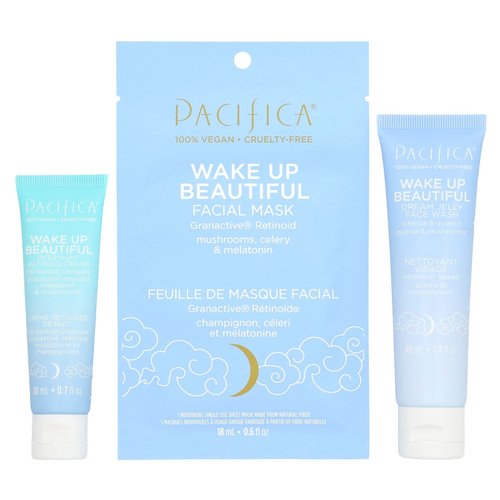 Pacifica, Wake Up Beautiful, набор для здорового сна, набор из 3 предметов