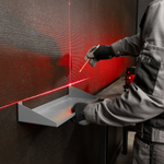 Лазерный уровень CRL-30R, 30 м, красный луч, батарейки, резьба 5/8" MTX