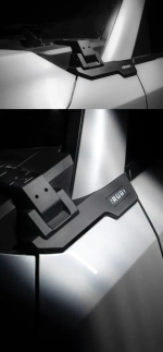 Крепление для установки дополнительного света для Toyota Land Cruiser Prado 250 LC250 Крузак Тойота доп фары кронштейны крепления