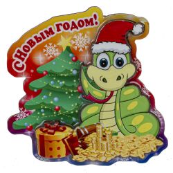 GAEM Магнит "Змейка", L8 W1 H7 см, 6в.