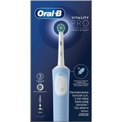 Электрическая зубная щетка ORAL-B Vitality Pro D103.413.3 VAPOR BLUE ProtectXClean 3 режима, тип 3708