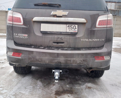 Фаркоп с элект. Smart, на Chevrolet TrailBlaizer 2012-2022 (паспорт и сертификат в комплекте) FA 0600-E, Бизон
