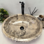 Раковина из оникса Erozy Grey EO-62187 60*47*15 0094