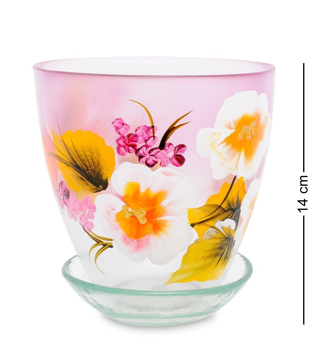 VZ-909 Кашпо «Цветы» мал.