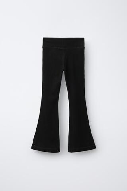 ZARA ЛЕГИНСЫ FLARE, ЧЕРНЫЙ