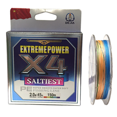 Шнур Dejia Extreme Power X4 150м Мультиколор -