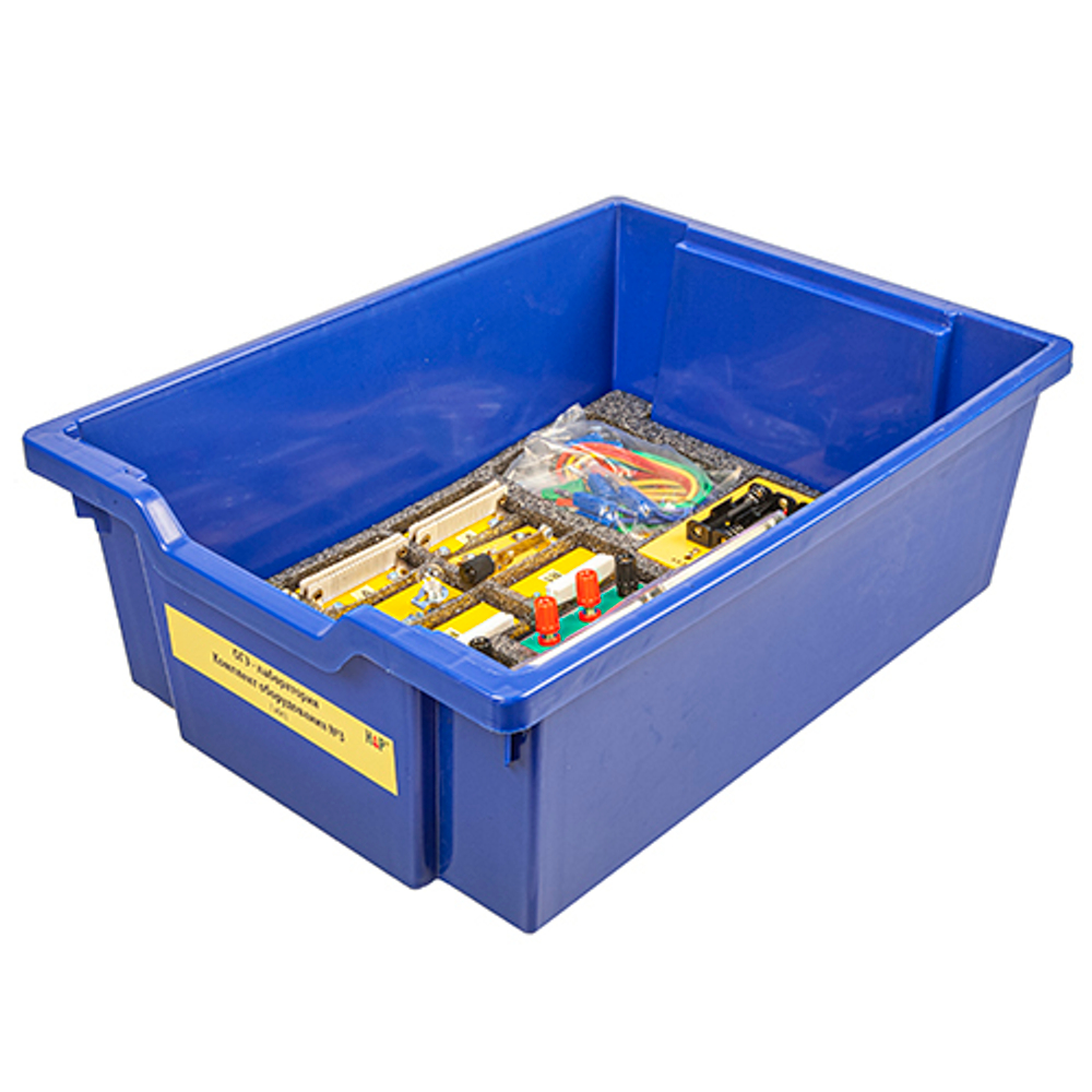 Комплект оборудования ОГЭ-лаборатория по физике: 7 лотков без стойки