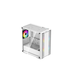 Deepcool CC360 WH ARGB без БП, боковое окно (закаленное стекло), белый, mATX