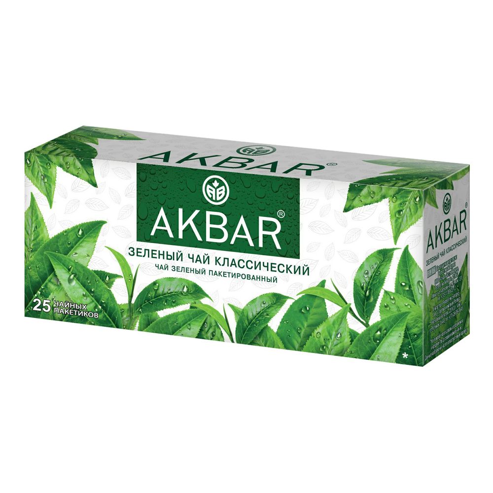 Чай Акбар, зеленый, 25 п