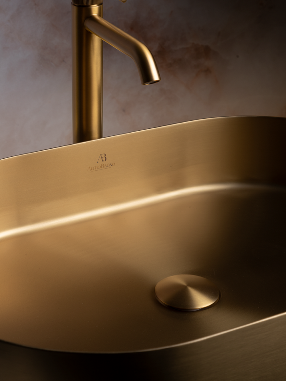 Раковина AltroBagno Eterno 001025 OrSp из нержавеющей стали