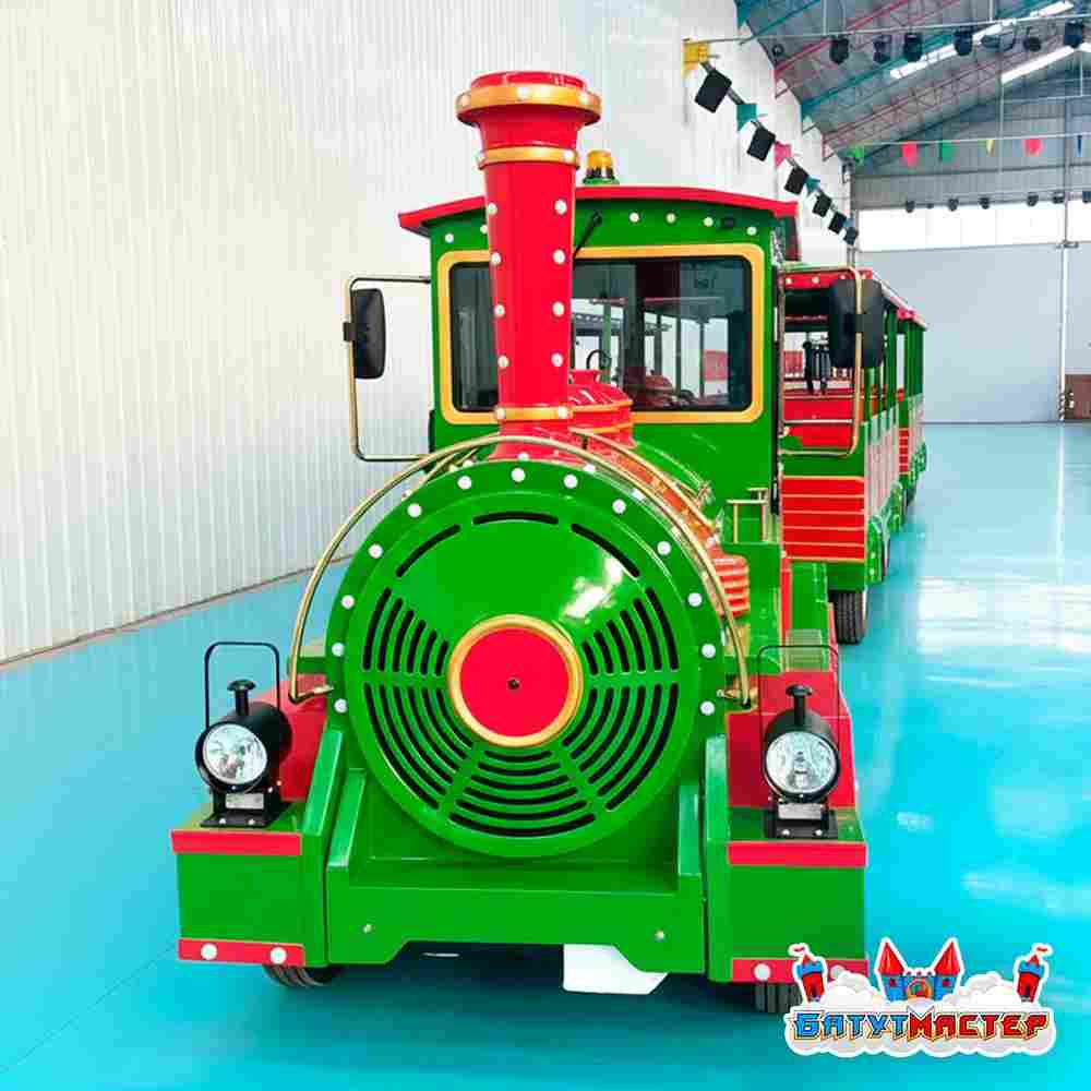 Безрельсовый аттракцион «Изумрудный Карнавал» 2 вагона, 17 мест, с музыкой