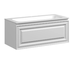 Тумба подвесная SANCOS Very 1195х445х406, c одним  ящиком оснащенным доводчиками, Bianco , арт.VR120W