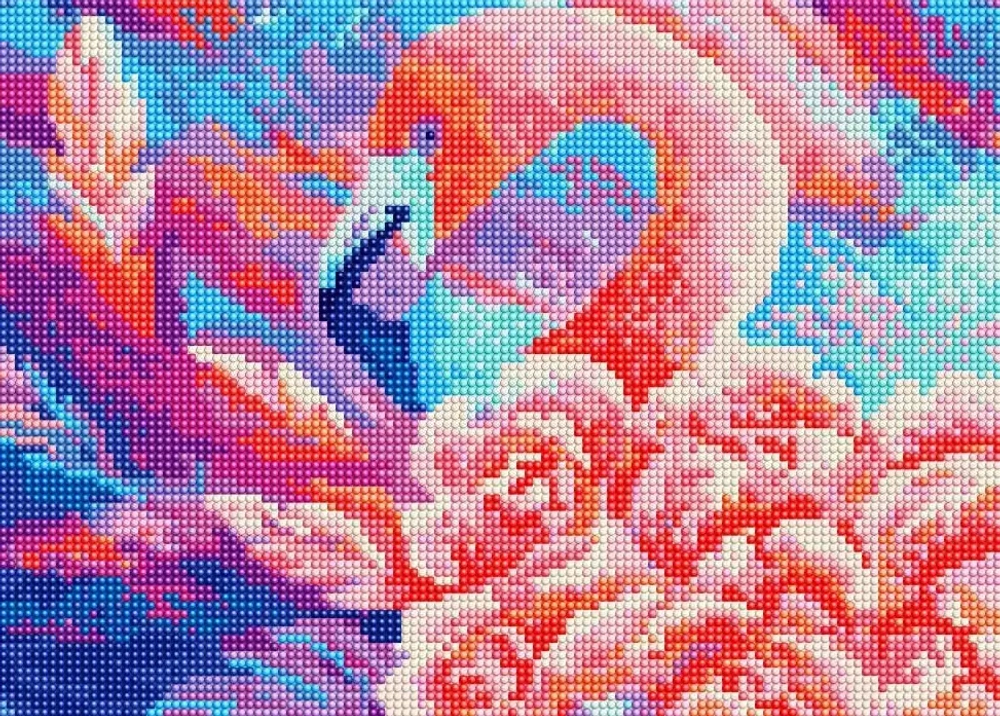 Алмазная мозаика KiKi «Фламенко. Базанова О.» 30*40, полная выкладка