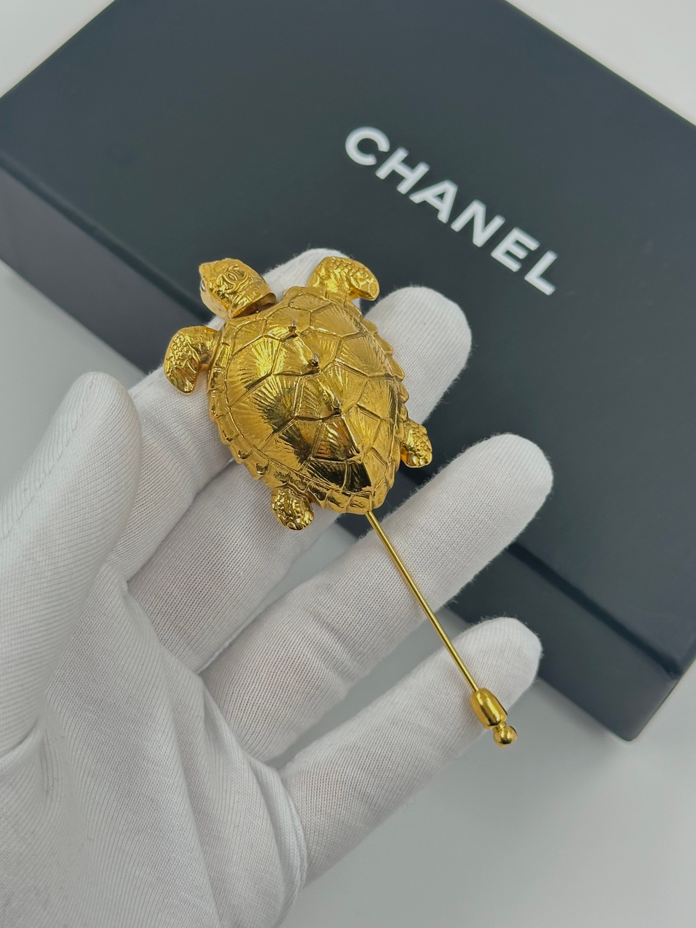 Брошь булавка Черепаха Chanel
