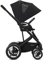 Коляска Cybex Talos S Lux BLK complete Cloud G Almond Beige Plus Base G 4 в 1 Moon Black с дождевиками