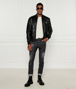 Кожаная куртка Just Cavalli - черный(77OAVP02CP009)