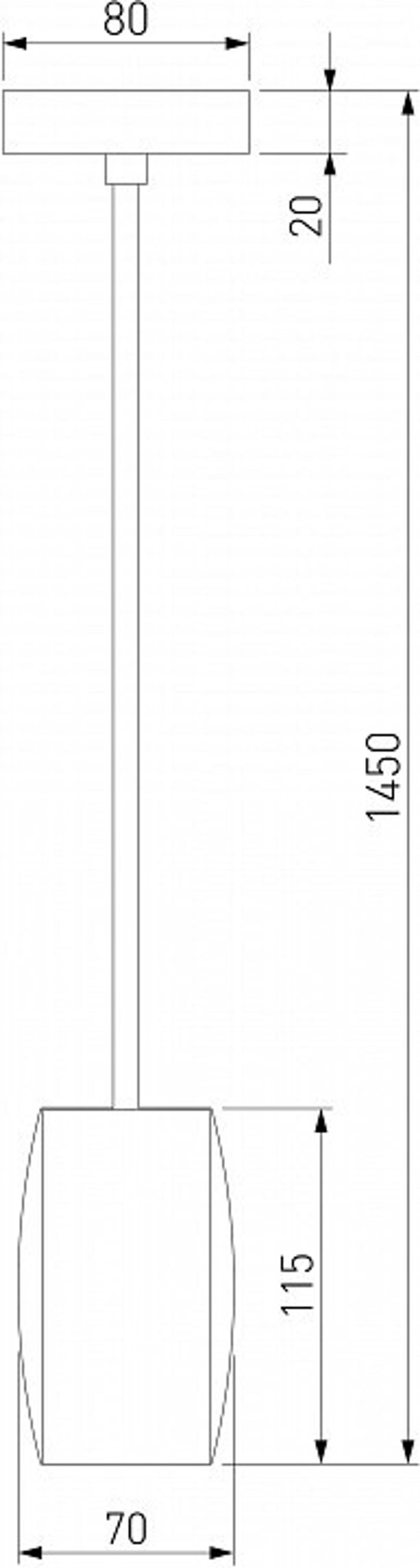 Подвесной светильник Eurosvet Bonaldo 50246/1 LED белый