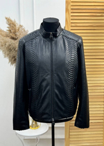 Куртка Kiton из кожи питона