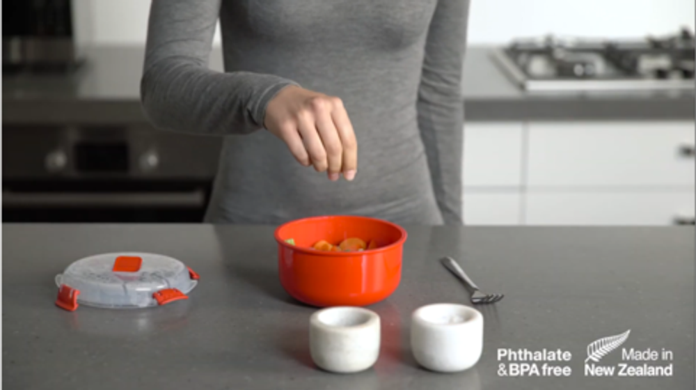 Контейнер круглый 915мл Sistema Microwave