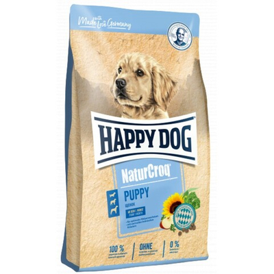 Happy Dog NaturCroq Puppy - корм для щенков всех пород от 4 недель с мясом и рыбой