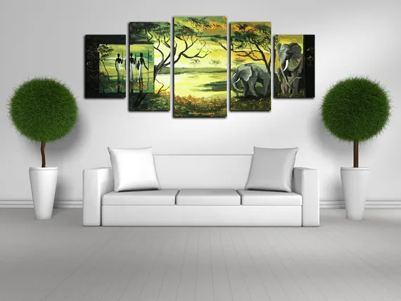 Модульная картина"Саванна"