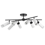 LR7283648641 Люстра RULLO 8х50W GU10 ЧЕРНЫЙ/БЕЛЫЙ (571728+214436-4+214486-4+202431-8)