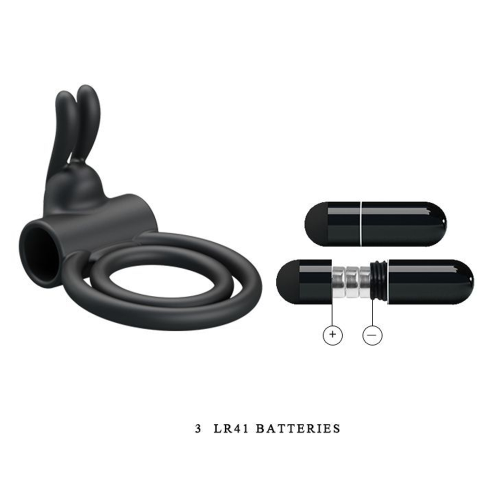 Виброкольцо Pretty Love Osmond с подхватом мошонки и вибрацией