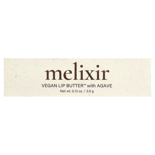 Melixir, Vegan Lip Butter™ с агавой, вкус агавы, 3,9 г (0,13 унции)