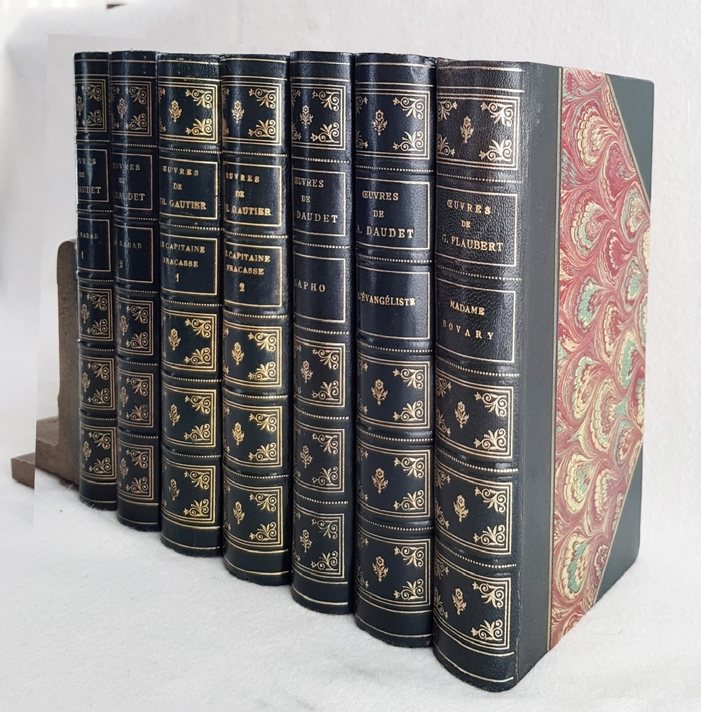 "Oeuvres de Alphonse Daudet, Oeuvres de Th.Gautier, Oeuvres de G.Flaubert (Творчество Альфонса Доде, Т. Готье, Г. Флобера)" 1930-1937 г.