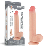 Телесный фаллоимитатор 9 Sliding Skin Dual Layer Dong