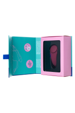 Вибровкладыш в трусики Satisfyer Sexy Secret Connect App, силикон, бордовый, 8,5 см