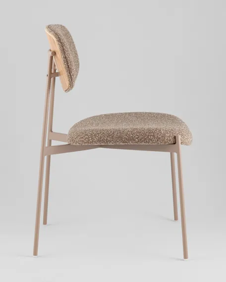 Стул Talio, коричневый, бежевые ножки