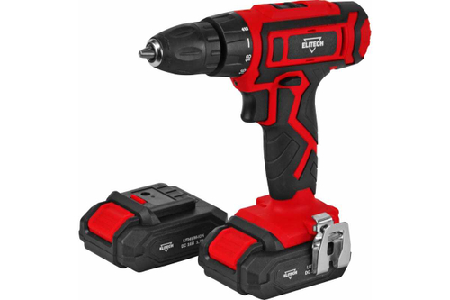 Дрель-шуруповерт аккумуляторная ELITECH ДМ ДА 162СЛ