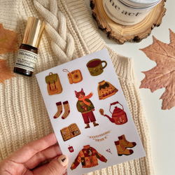 стикерпак "котик путешественник"