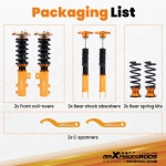 MaXpeedingrods Coilovers Shock Kit подходит для автомобиля Kia Optima TF 2011-2015 Height Adjustable