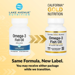 California Gold Nutrition, рыбий жир с омега-3, 30 капсул из рыбьего желатина (1250 мг в 1 капсуле)