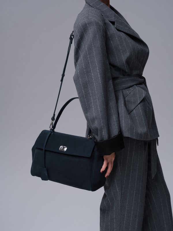 Замшевая сумка Nadi DBR 31356 синий